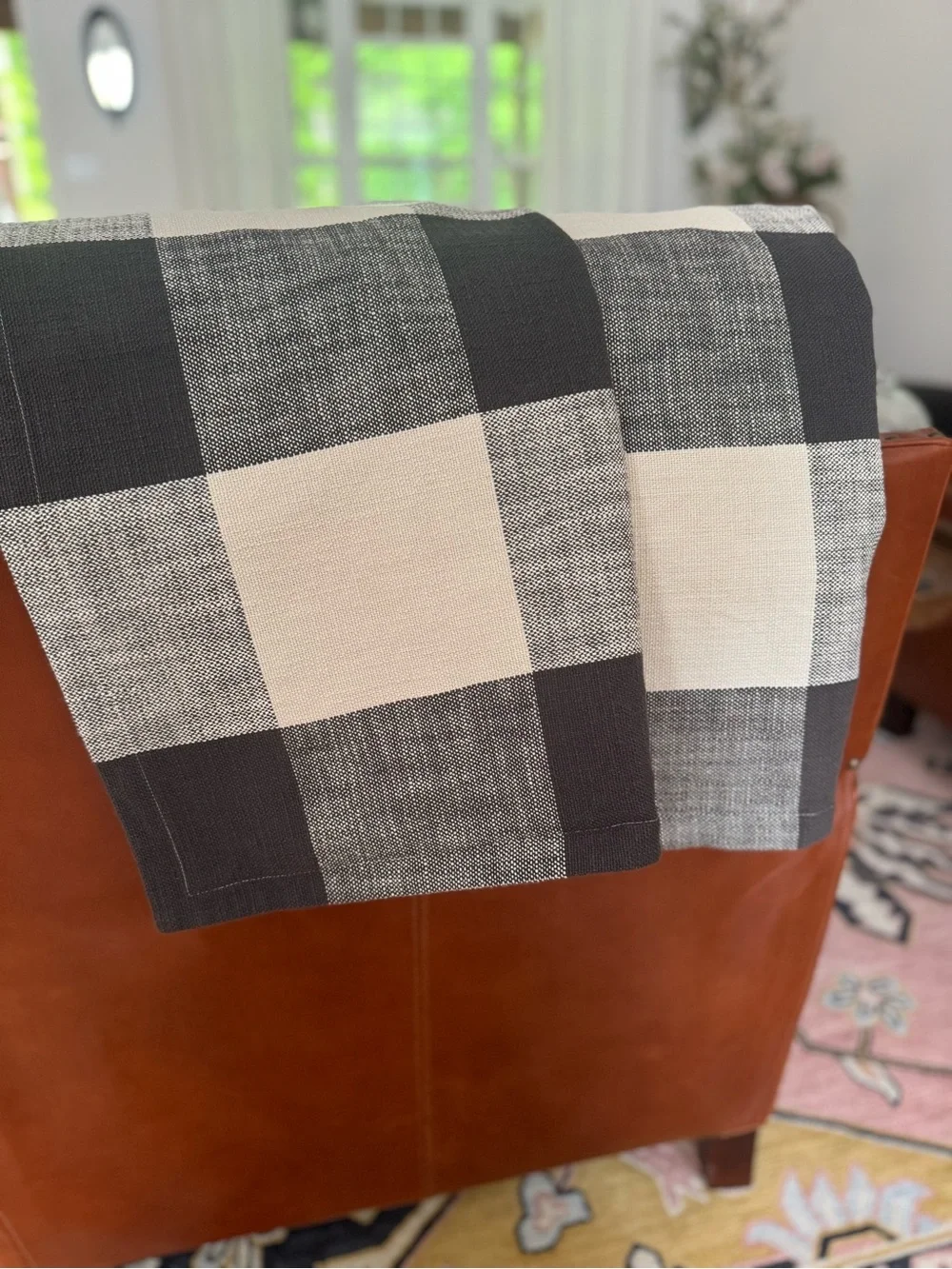 2/ Pottery Barn |  Buffalo Check  Euro Pillow Covers 24”